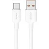 Kabelis USAMS US-SJ603 U84 3A USB-C į USB-A 3m baltos spalvos