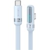 Kabelis USAMS US-SJ653 PD 100W USB-C/USB-C mėlynas