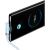 Kabelis USAMS US-SJ653 PD 100W USB-C/USB-C violetinės spalvos