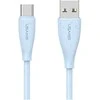 Kabelis USAMS Žalias Series SJ714 18W 3A USB-A į USB-C 1m mėlynos spalvos