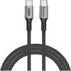 „Verbatim“ sinchronizavimo ir įkrovimo laidas USB-C į USB-C, 100 W, 120 cm, Juodas
