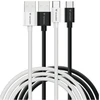 Kable Verbatim Sync & Charge USC-C do A essentials 18W juoda / balta 2vnt.. 32393