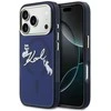 Dėklas Karl Lagerfeld IML Choupettes Karl Script Logo MagSafe Case for iPhone 17 Pro Max - Mėlyna