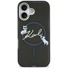 Dėklas Karl Lagerfeld IML Choupettes Karl Script Logo MagSafe iPhone Air Case - Juodas