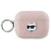Karl Lagerfeld Monogram Choupette Head AirPods Pro 2 - dėklas ausinėms rožinės spalvos