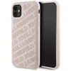 Apple iPhone 11 / XR Karl Lagerfeld dėklas Quilted K Pattern (KLHCN61PQKPMP) rožinės spalvos