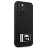 Karl Lagerfeld KLHCP13M3DKPK Apple iPhone 13/ 14 / 15 6,1″ juodos spalvos kietas dėklas Ikonik Patch