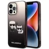 Dėklas Karl Lagerfeld KLHCP14LTGKCK iPhone 14 Pro 6.1 "hardcase juodas / juodas Gradient Ikonik Karl &amp; Choupette