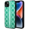 Dėklas Karl Lagerfeld KLHCP14SPGKLSKN iPhone 14 6.1 "hardcase žalias / žalias Monogram Stripe