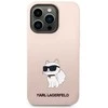 Dėklas Karl Lagerfeld KLHCP14XSNCHBCP IPHONE 14 PRO MAX 6.7 "HARDCASE Rožinis/Rožinis SILICONE CHUPETTE