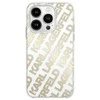 Apple iPhone 13 / 14 / 15 Karl Lagerfeld dėklas IML Fullover Logo (KLHCP15SHKFOEMD) aukso spalvos