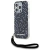 Apple iPhone 15 Pro Max Karl Lagerfeld IML Zebra Pattern &amp; Cord (KLHCP15XHZBPKCCU) dėklas telefonui violetinės spalvos