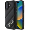 Karl Lagerfeld Quilted Signature - dėklas skirtas Apple iPhone 16 juodas