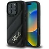 Karl Lagerfeld Quilted Signature Apple iPhone 16 Pro Max - dėklas telefonui juodos spalvos