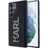 Samsung Galaxy S24 Ultra Karl Lagerfeld dėklas 3D Rubber Glitter Logo (KLHCS24L3DMBKCK) juodos spalvos