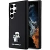 Samsung Galaxy S24 Ultra Karl Lagerfeld silikoninis dėklas Karl&Choupette Metal Pin (KLHCS24LSMHKCNPK) juodos spalvos