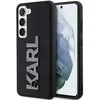 Samsung Galaxy S24 Karl Lagerfeld dėklas 3D Rubber Glitter Logo (KLHCS24S3DMBKCK) juodos spalvos