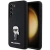 Samsung Galaxy S24 Karl Lagerfeld silikoninis dėklas Ikonik Metal Pin (KLHCS24SSMHKNPK) juodos spalvos