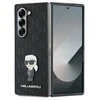 Karl Lagerfeld PU Saffiano Monogram Ikonik Samsung Galaxy Z Fold6 dėklas telefonui juodos spalvos