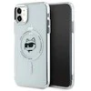 Karl Lagerfeld KLHMN61HLSCHH Apple iPhone 11 / Xr 6.1" dėklas telefonui baltos spalvos IML Metal Choupette Head MagSafe