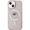 Apple iPhone 12 / 12 Pro Karl Lagerfeld dėklas IML Choupette MagSafe (KLHMP12MHFCCNOP) rožinės spalvos