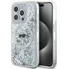 Karl Lagerfeld Liquid Glitter Karl Head MagSafe Apple iPhone 15 Pro - dėklas telefonui skaidrus