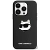 Apple iPhone 15 Pro Karl Lagerfeld dėklas silikoninis Choupette Head MagSafe (KLHMP15LSCHPPLK)