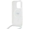 Karl Lagerfeld KLHMP16LHCKHNT Apple iPhone 16 Pro 6.3" dėklas telefonui skaidrus Crossbody IML Karl Head MagSafe