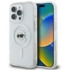 Apple iPhone 16 Pro Karl Lagerfeld IML Metal Karl Head MagSafe (KLHMP16LHLSKIH) dėklas telefonui baltos spalvos