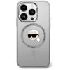 Karl Lagerfeld IML Metal Karl Head MagSafe Apple iPhone 16 Pro Case - dėklas telefonui juodos spalvos