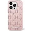 Apple iPhone 16 Pro Karl Lagerfeld Hot Stamp MagSafe (KLHMP16LPKHPORPP) dėklas telefonui rožinės spalvos