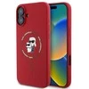 Karl Lagerfeld KLHMP16MSCMKCRHR Apple iPhone 16 Plus 6.7" dėklas telefonui raudonos spalvos hardcase Silicone Karl&amp;Choupette Ring MagSafe