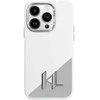 Karl Lagerfeld KLHMP16SSCMKMPCH Apple iPhone 16 6.1" dėklas telefonui baltos spalvos hard Silikoninis Initial Metal Logo MagSafe