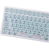 Klaviatūra mechaninė Epomaker HE75 V2 Jade HE Switch balta-kreminė/baltas-creamy