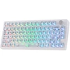 Klaviatūra mechaninė Epomaker HE75 V2 Jade HE Switch balta-kreminė/baltas-creamy