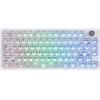Klaviatūra mechaninė Epomaker HE75 V2 Jade HE Switch balta-kreminė/baltas-creamy