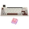 Epomaker RT65 Flamingo Switch mechaninė klaviatūra pilkai balta