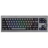 Klaviatūra mechaninė Epomaker Shadow-X Flamingo Switch juodai-sidabrinis/juodas-sidabrinis