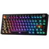 Klaviatūra mechaninė Epomaker TH80 V2 Jade Switch juoda-pilka-kreminė/juodas-pilkas-creamy