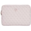 Bag Guess Sleeve 14″ 4G Zipper Pocket Triangle Logo rožinės spalvos