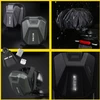 WildMan GD668 4L Rear Seat Bag for Electric Bike, juodos spalvos