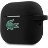 Lacoste Liquid Silicone Croc Logo dėklas skirtas AirPods Pro 2 juodos spalvos