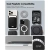 Spigen Dual Pop MagSafe Phone Holder (Slim), marble pilka