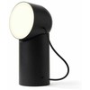 Dėklas Lexon Orbe LED lempa, juoda LH88N
