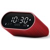 Lexon Ray Clock žadintuvas su temperatūros ir drėgmės jutikliu, raudonas, LR155SR3