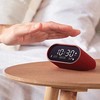Lexon Ray Clock žadintuvas su temperatūros ir drėgmės jutikliu, raudonas, LR155SR3