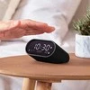 Lexon Ray Clock Žadintuvas su czujnikiemtemperatury i wilgotności juoda/juodas LR155MN3