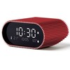 Lexon Ray Clock žadintuvas su temperatūros ir drėgmės jutikliu, raudonas, LR155SR3