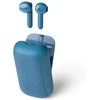 „Lexon Speakerbuds“ belaidės ausinės su „Bluetooth“ garsiakalbiu, mėlynas LA127B