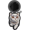 NIMMY magnetic hanger DENIM FASHION BRITISH SHORTHAIR CAT juodas